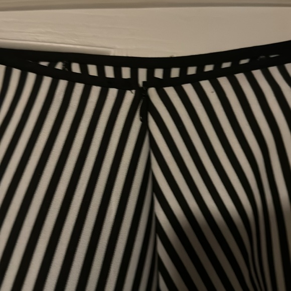 Scuba knit striped circle skirt - Picture 5 of 6